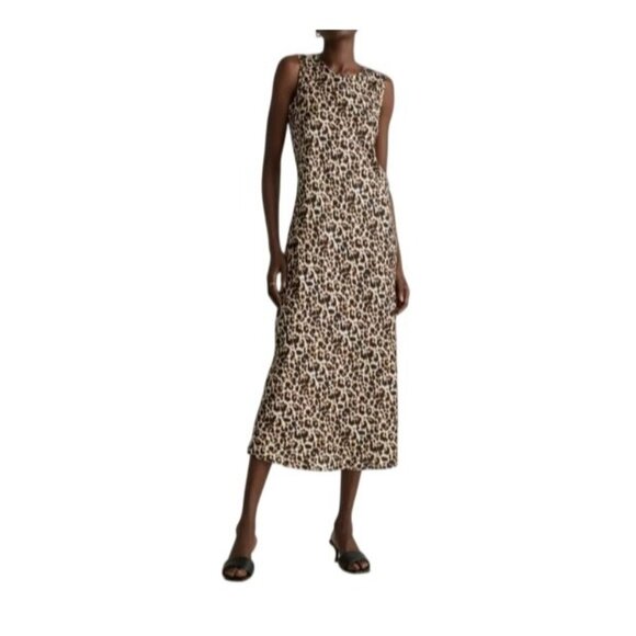 Quince Dresses & Skirts - Quince Washable Stretch Silk Tank Midi Dress Womens Size XL Minimalist Luxury